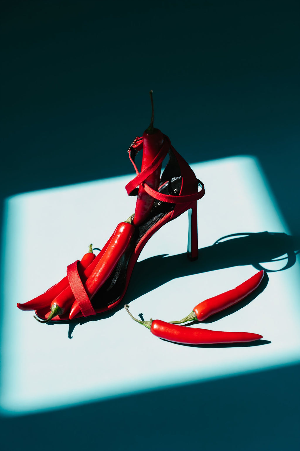 LUNA - Chilli Red Satin