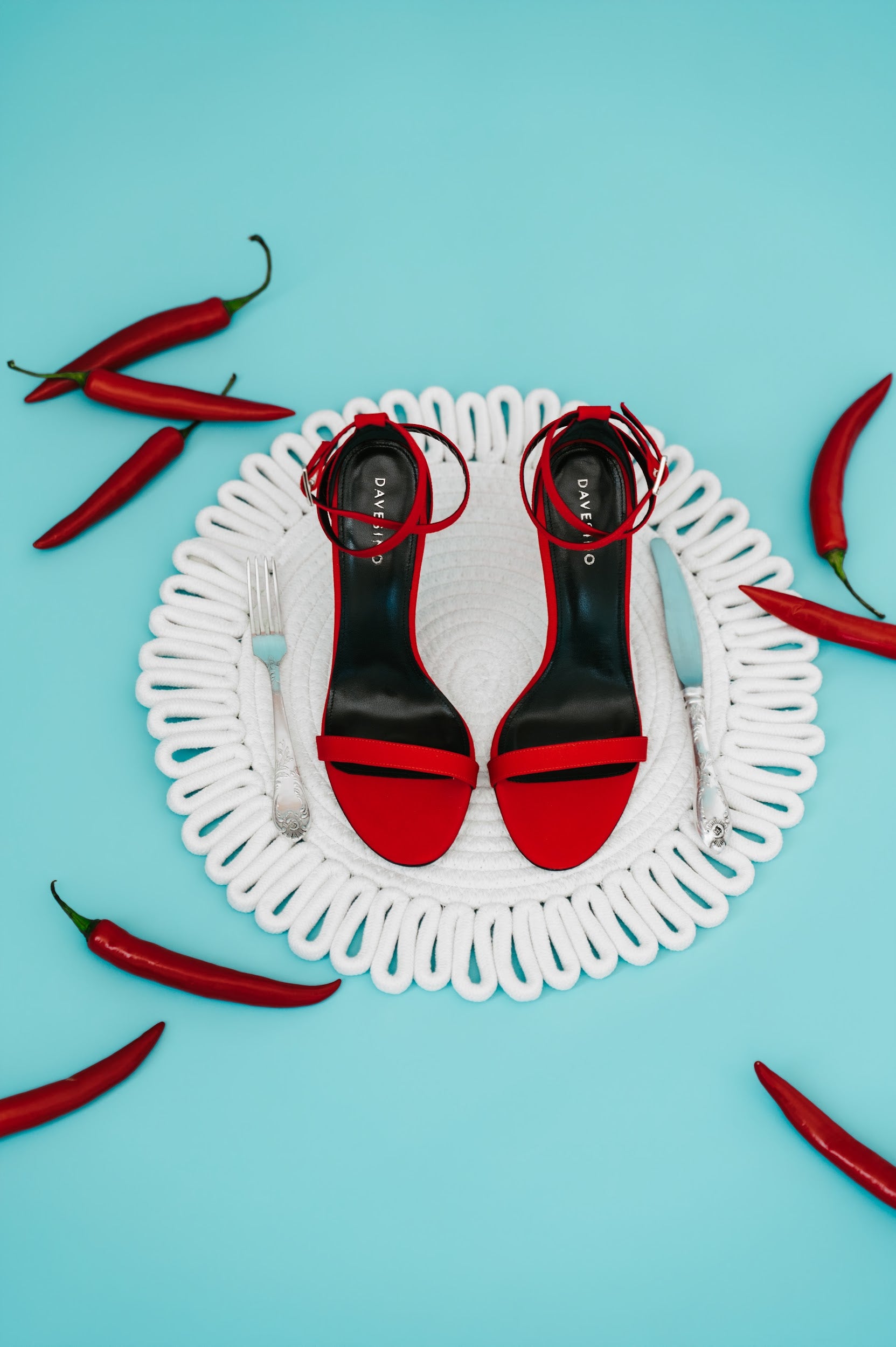 LUNA - Chilli Red Satin